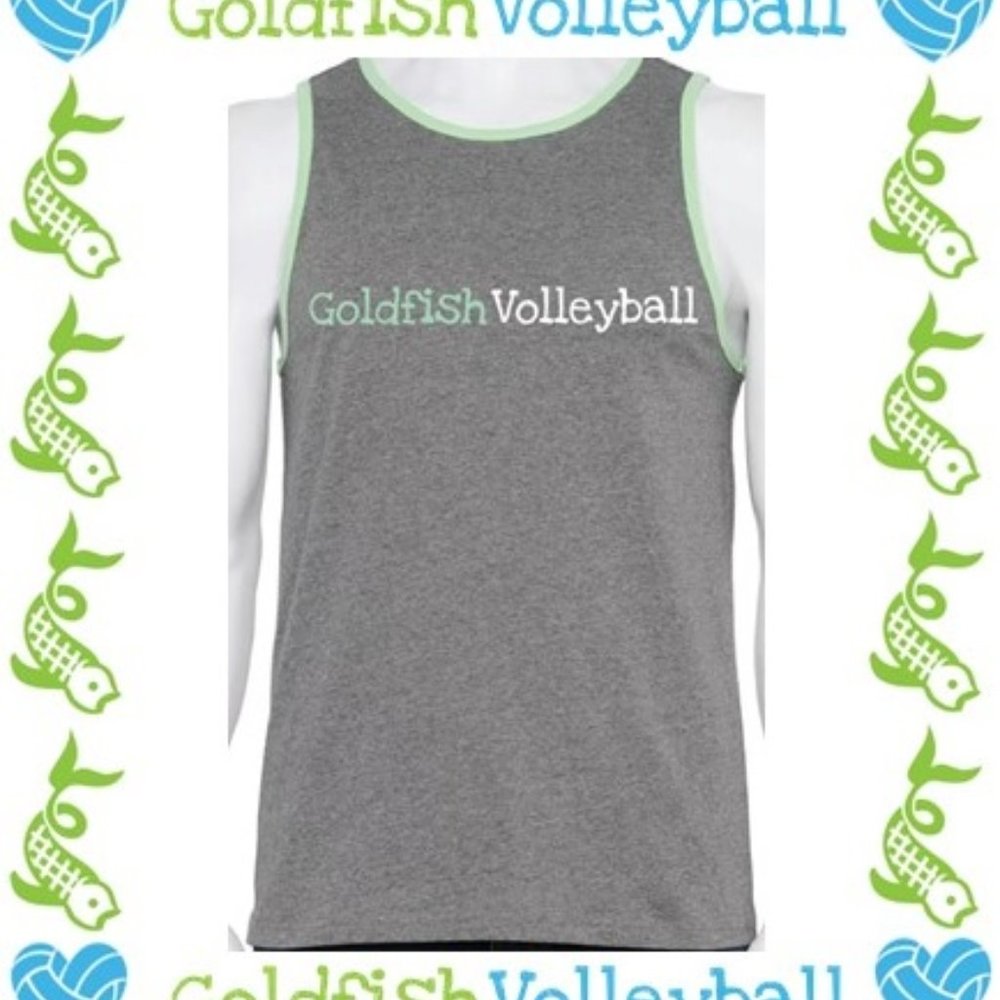 NWOT Goldfish Volleyball Gray Tank